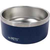 Kom - M PETS - ESKIMO - Dubbelwandig 2 L - Blauw - Roestvrij staal, antislip, geurloos, roestvrij, wasbaar