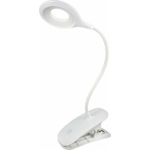 Klemlamp LED - dimbaar - 3W - oplaadbaar - klemspot / leeslamp