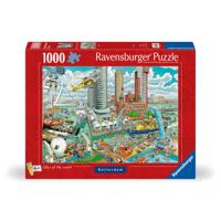 Ravensburger Fleroux puzzel Rotterdam - 1000 stukjes - thumbnail