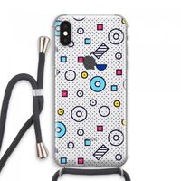 8-bit N°9: iPhone XS Max Transparant Hoesje met koord