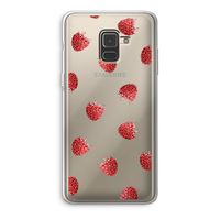 Framboosjes: Samsung Galaxy A8 (2018) Transparant Hoesje