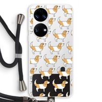 Doggy: Huawei P50 Transparant Hoesje met koord