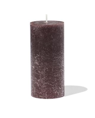 HEMA Rustieke Kaars Ø5x11cm Donkerbruin (donkerbruin)