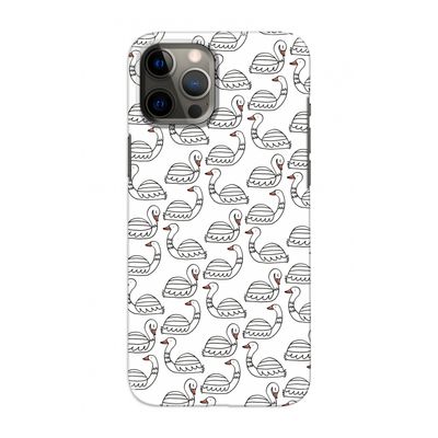 Zwanen: Volledig geprint iPhone 12 Hoesje