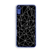 Geometrische lijnen wit: Honor Play 8A Transparant Hoesje
