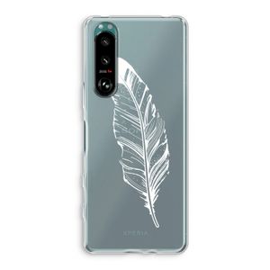 Pluim: Sony Xperia 5 III Transparant Hoesje