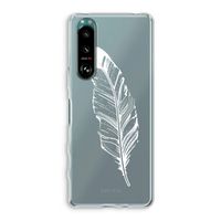 Pluim: Sony Xperia 5 III Transparant Hoesje
