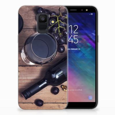Samsung Galaxy A6 (2018) | Siliconen Case | Wijn
