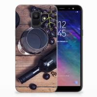Samsung Galaxy A6 (2018) | Siliconen Case | Wijn
