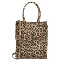 Zebra Trends Shopper Natural Bag Rosa Leopard