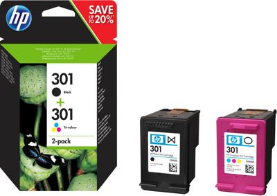 HP 301 zw en kl actiepack n9j72ae