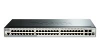 D-Link DGS-1510-52X netwerk-switch Managed L3 Gigabit Ethernet (10/100/1000) 1U Zwart - thumbnail