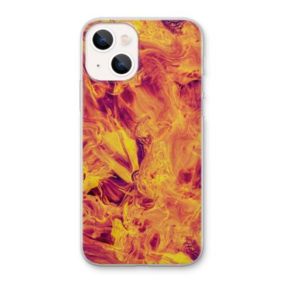 Eternal Fire: iPhone 13 Transparant Hoesje