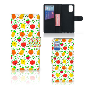 Samsung Galaxy A02s | M02s Book Cover Fruits