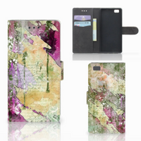 Hoesje Huawei Ascend P8 Lite Letter Painting - thumbnail