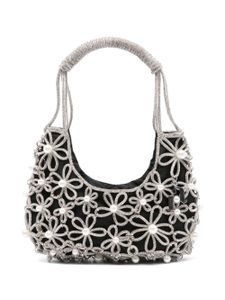 Rosantica sac porté épaule Gaia Nodi à ornements en cristal - Argent