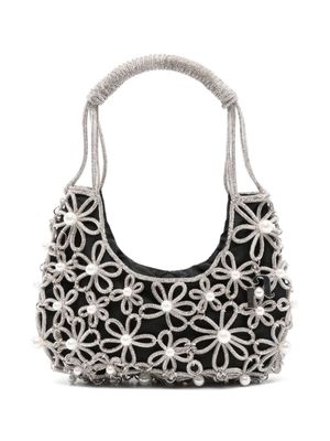 Rosantica sac porté épaule Gaia Nodi à ornements en cristal - Argent