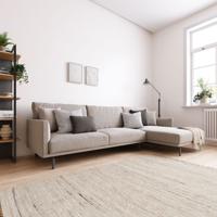 Kave Home 4-zits Loungebank Galene Rechts, 314cm - Beige - thumbnail