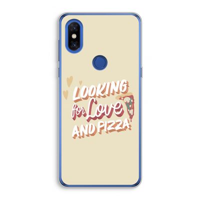 Pizza is the answer: Xiaomi Mi Mix 3 Transparant Hoesje