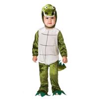 Verkleed set voor peuters - krokodil - donkergroen - 2-delig - carnaval verkleedkleding Verkleed set voor peuters - krokodil - donkergroen - 2-delig - carnaval verkleedkleding