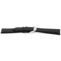 Horlogeband Universeel G115 / Zwart lak glanzend Leder Zwart 20mm