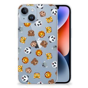 TPU bumper voor Apple iPhone 14 Dieren Emojis