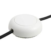 interBär 8124-008.01 LED-snoerdimmer Met schakelaar Wit 1x uit/aan Schakelvermogen (min.) 5 W Schakelvermogen (max.) 150 W 1 stuk(s)