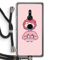 Hartje: Sony Xperia XZ2 Transparant Hoesje met koord