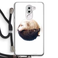Yin Yang Wolves: Honor 6X Transparant Hoesje met koord
