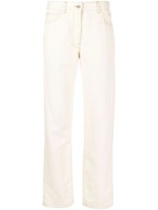 Giuliva Heritage jean Thedan droi à taille haute - Blanc
