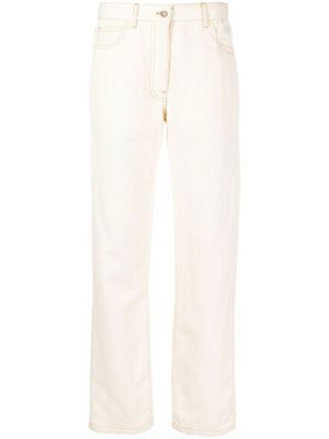 Giuliva Heritage jean Thedan droi à taille haute - Blanc