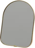 Decoris spiegel glas deco 16x1.5cm goud
