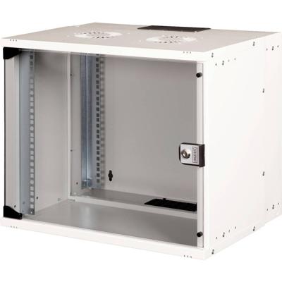 Digitus DN-49204 19inch-wandkast (b x h x d) 540 x 460 x 400 mm 9 HE Grijs, Grijs (metalen behuizing), Grijs (RAL 7035)