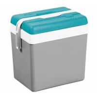 Promotion koelbox - 24 liter - kunststof - grijs - 41 x 27 x 40