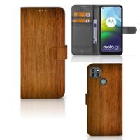 Motorola Moto G9 Power | Book Style Case | Donker Hout