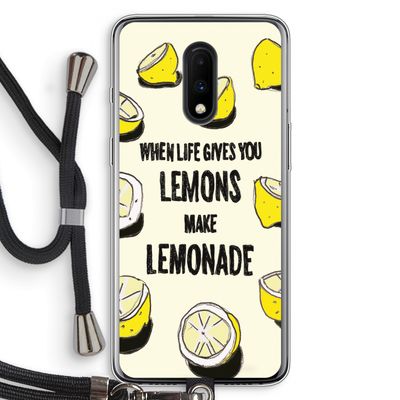 Lemonade: OnePlus 7 Transparant Hoesje met koord