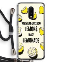 Lemonade: OnePlus 7 Transparant Hoesje met koord