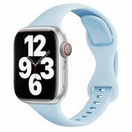 Sportbandje Slim Fit - Lichtblauw - Geschikt voor Apple Watch 38mm / 40mm / 41mm - thumbnail