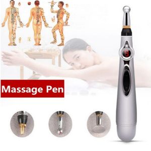 Three-head meridian pen Nursing massage pen Physiotherapy instrument Meridian pen Massage instrument Acupuncture massage pen Beauty instrument