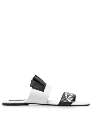 PUCCI claquettes à motif brodé - Noir