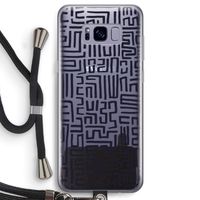 Moroccan Print: Samsung Galaxy S8 Transparant Hoesje met koord
