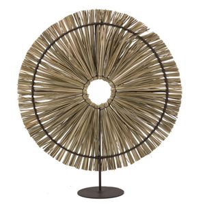 Decoratie standaard Raffia L