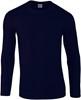 Gildan G64400 Softstyle® Adult Long Sleeve T-Shirt - Navy - S