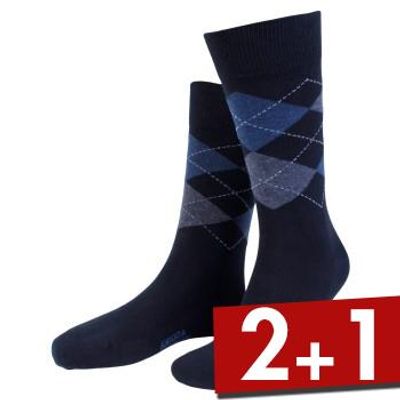 Amanda Christensen 3 stuks True Ankle Argyle Sock * Actie *