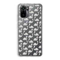 Zwanen: Xiaomi Redmi Note 10 Pro Transparant Hoesje