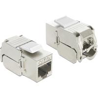 DeLOCK keystone module rj45 jack > lsa cat.6a (86205)