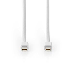 Nedis Mini DisplayPort-Kabel | Mini-DisplayPort Male naar Mini-DisplayPort Male | 48 Gbps | 2 m | 1 stuks - CCGB37504WT20 CCGB37504WT20