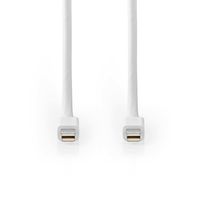 Nedis Mini DisplayPort-Kabel | Mini-DisplayPort Male naar Mini-DisplayPort Male | 48 Gbps | 2 m | 1 stuks - CCGB37504WT20 CCGB37504WT20 - thumbnail