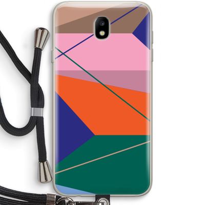 Gestalte 1: Samsung Galaxy J7 (2017) Transparant Hoesje met koord