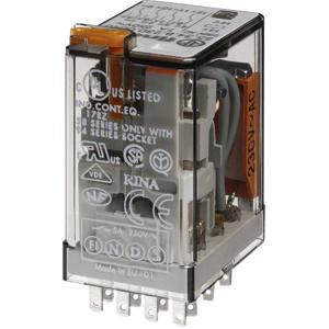 Finder 55.34.8.230.0054 Steekrelais 230 V/AC 7 A 4x wisselcontact 10 stuk(s) Tray